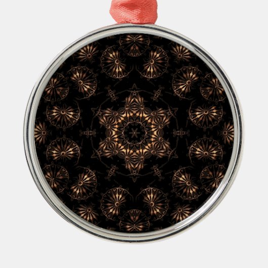 Bronze Age Mandala Ornament Aus Metall (Vorne)