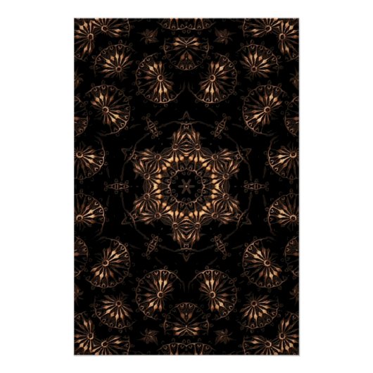 Bronze Age Mandala Poster (Vorderseite)