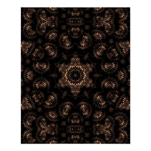 Bronze Age Mandala Poster (Vorderseite)