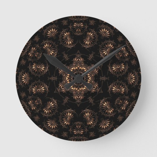 Bronze Age Mandala Runde Wanduhr (Vorderseite)