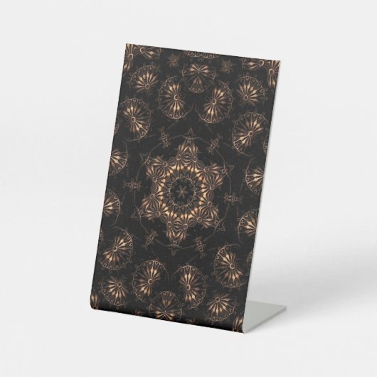 Bronze Age Mandala Sockelschild (Vorderseite)