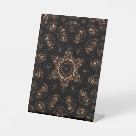 Bronze Age Mandala Sockelschild (Vorderseite)