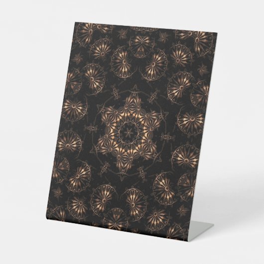 Bronze Age Mandala Sockelschild (Vorderseite)
