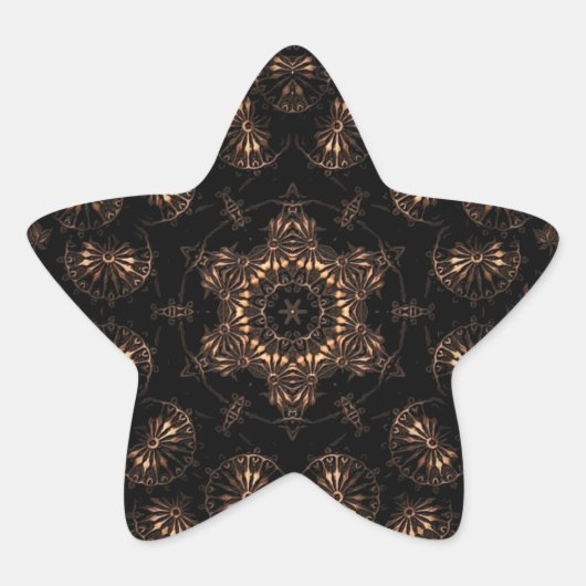 Bronze Age Mandala Stern-Aufkleber (Vorderseite)