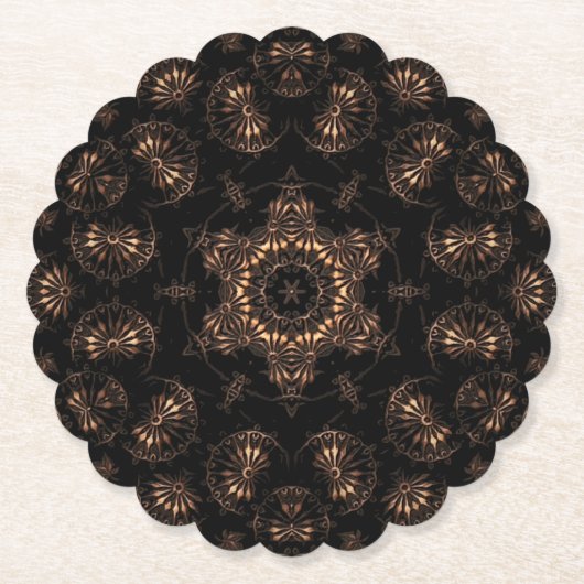 Bronze Age Mandala Untersetzer (Vorderseite)