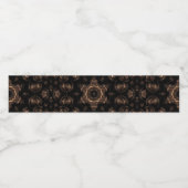 Bronze Age Mandala Wasserflaschenetikett (Einzelnes Label)