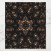 Bronze Age Mandala Weinetikett (Einzelnes Label)