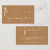 Bronze Airbrush Spray Mobile Tan Visitenkarte (Vorne/Hinten)