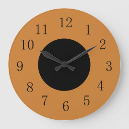Bronze and Black Lowpriced Kitchen Wall Clock Große Wanduhr