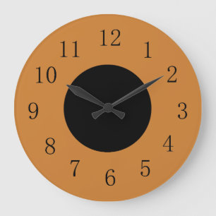 Bronze and Black Lowpriced Kitchen Wall Clock Große Wanduhr