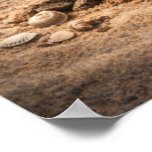 Bronze-Anker unter Wasser Ozean Poster (Ecke)