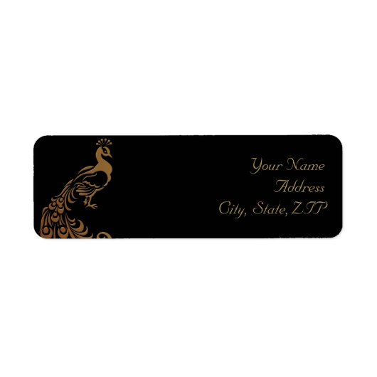 Bronze Art Deco Pfau und Rücksendeadresse Blumen (Vorne)