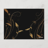 Bronze Art Deco Pfau und Tischnummer Blumen (Rückseite)