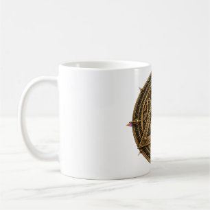 Bronze Astrolabe Auge Kaffeetasse