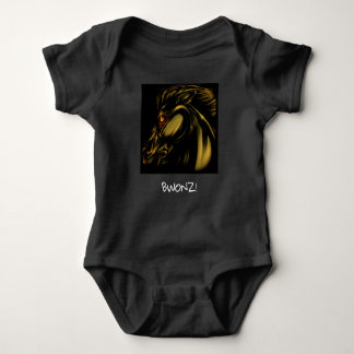Bronze Baby Outfit Baby Strampler
