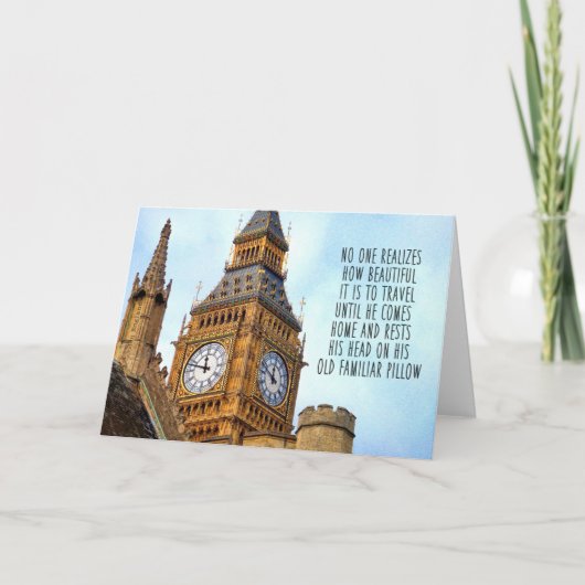 BRONZE-BEN-Grußkarte Dankeskarte (Vorderseite)