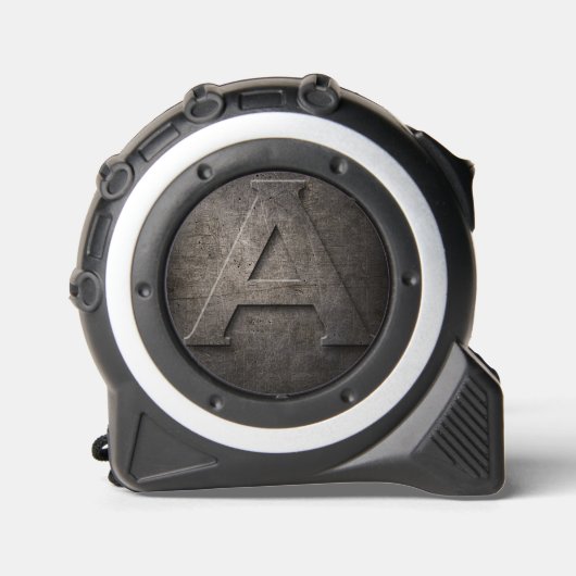 Bronze Black Metal A Monogram TM Maßband (Vorderseite)