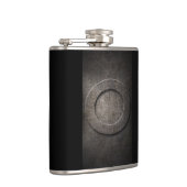 Bronze Black Metal O Monogram Flask Flachmann (Rechts)