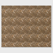 Bronze-Blume Geschenkpapier (Flach)