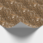 Bronze-Blume Geschenkpapier (Ecke)