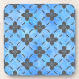 Bronze-Blume Kunststoff-Untersetzer Getränkeuntersetzer