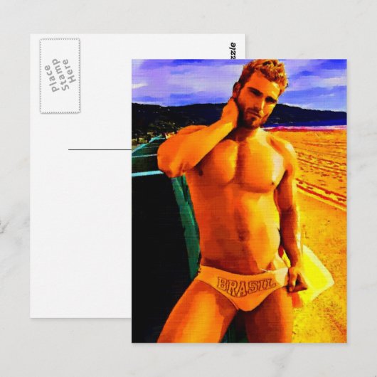 Bronze Brasil Postkarte (Vorne/Hinten)