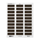 Bronze Brown Chic Sparkling Glam Party Einladung (Vorne)