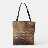 Bronze Brown Paint Golden Arrows Archer Tasche (Rückseite)