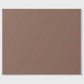 Bronze Brown Solid Color Geschenkpapier (Flach)