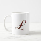 Bronze-Clay-Monogramm-Tasse Kaffeetasse (Links)