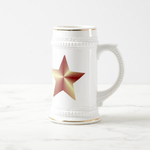 Bronze Colored Star Bierglas