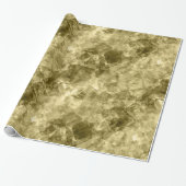 Bronze Crumpled Textur Geschenkpapier (Ungerollt)