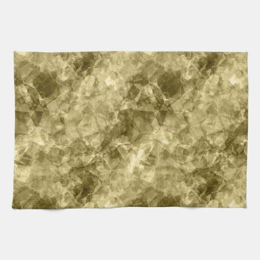 Bronze Crumpled Textur Geschirrtuch (Horizontal)