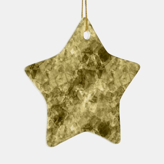 Bronze Crumpled Textur Keramik Ornament (Rechts)