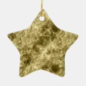Bronze Crumpled Textur Keramik Ornament (Vorne)