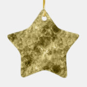 Bronze Crumpled Textur Keramik Ornament (Hinten)