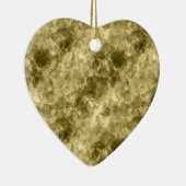 Bronze Crumpled Textur Keramikornament (Rechts)