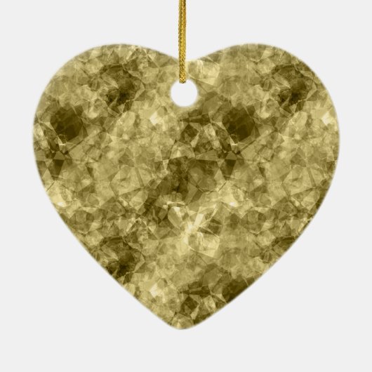 Bronze Crumpled Textur Keramikornament (Hinten)