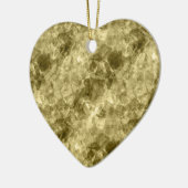 Bronze Crumpled Textur Keramikornament (Links)