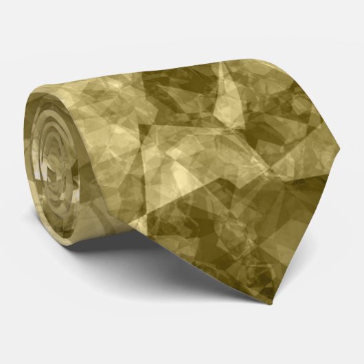 Bronze Crumpled Textur Krawatte (Gerollt)