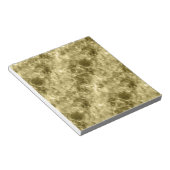 Bronze Crumpled Textur Notizblock (angewinkelt)
