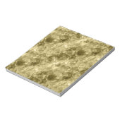 Bronze Crumpled Textur Notizblock (Rotiert)