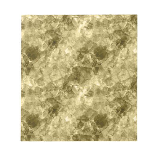 Bronze Crumpled Textur Notizblock (Vorderseite)