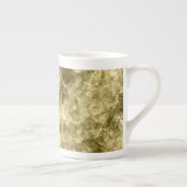 Bronze Crumpled Textur Porzellantasse (Rechts)