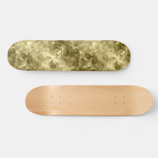 Bronze Crumpled Textur Skateboard (Horizontal)