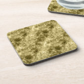 Bronze Crumpled Textur Untersetzer (Linke Seite)