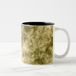 Bronze Crumpled Textur Zweifarbige Tasse