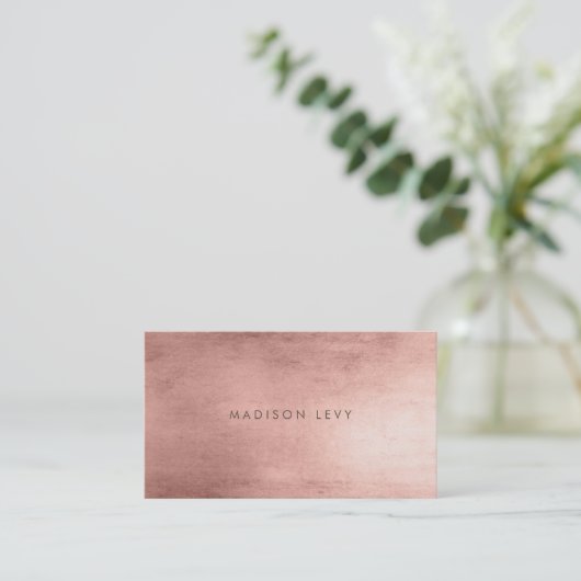 Bronze Double Line Terminkarten Terminkarte (Stehend Vorderseite)