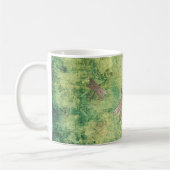 Bronze-Drachenfliegen auf der Erde in Bedrängnis Kaffeetasse (Links)