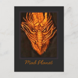 Bronze Dragon Head Postkarte